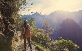 woman hiking